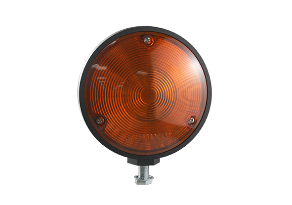LAMP AMBER FLASHER HALF FRONT DIRECTION INDICATOR SINGLE SIDED - HELLA # 2128