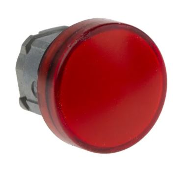 Schneider Electric Harmony XB4 Panel Mount Red LED Pilot Light 22mm Cutout 24V ac/dc